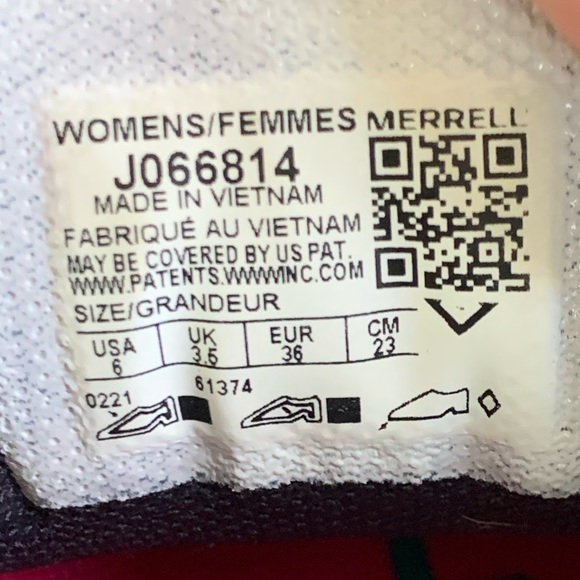 Merrell Vibram size 6 shoe - Picture 5 of 8